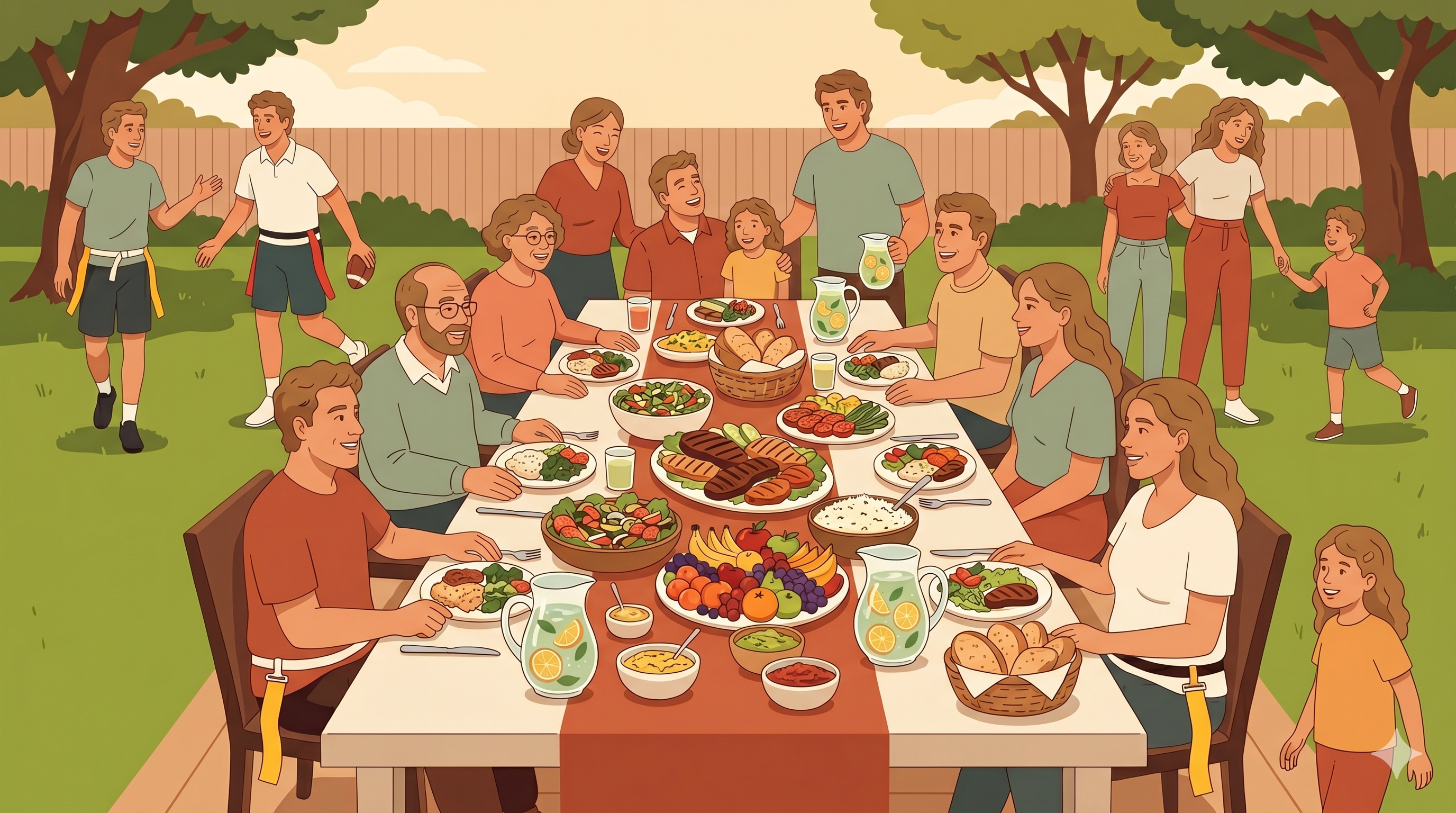 Diverse families cooking condition-specific meal plans together - WizeMeals